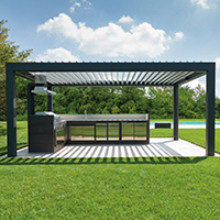 Pergola and bioclimatic pergola systems